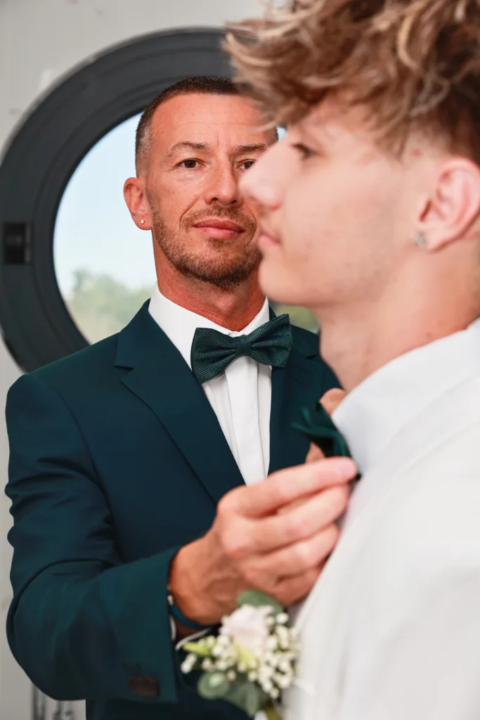 Préparatifs du mariage de Davina et Sam