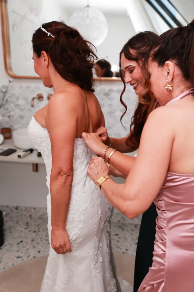 Préparatifs du mariage de Davina et Sam