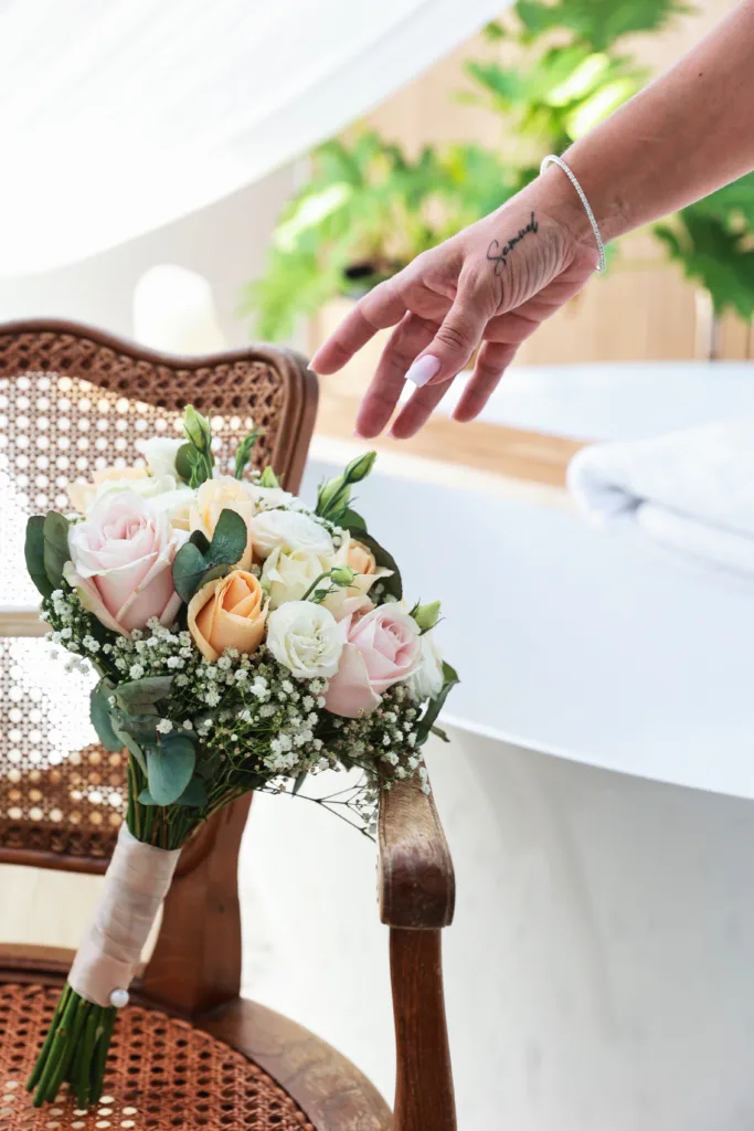Préparatifs du mariage de Davina et Sam